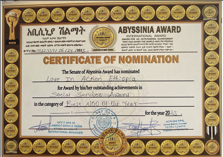 ABYSSINIA AWARD 2023